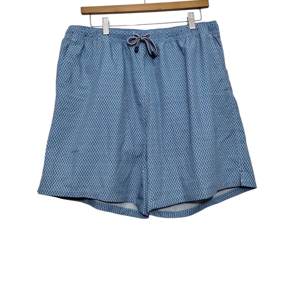 Peter Millar Swim Trunks Men's XL Seaside Sail Blue Board Shorts Beach Vacation